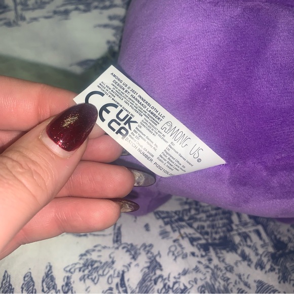 Toikido Among Us Black Plague Doctor Crow, Purple Crown, Pink Flower Plush Lot - Picture 7 of 10